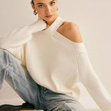 Chic Pullover Off Shoulder Sweater