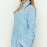 Casual Knit Turtleneck Sweater