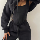 Tank Asymmetrical Hem Three Piece Set