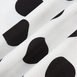 Batwing Sleeve Dot Top Two Pieces Set
