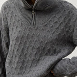 Chunky Knit Half Zip Sweater
