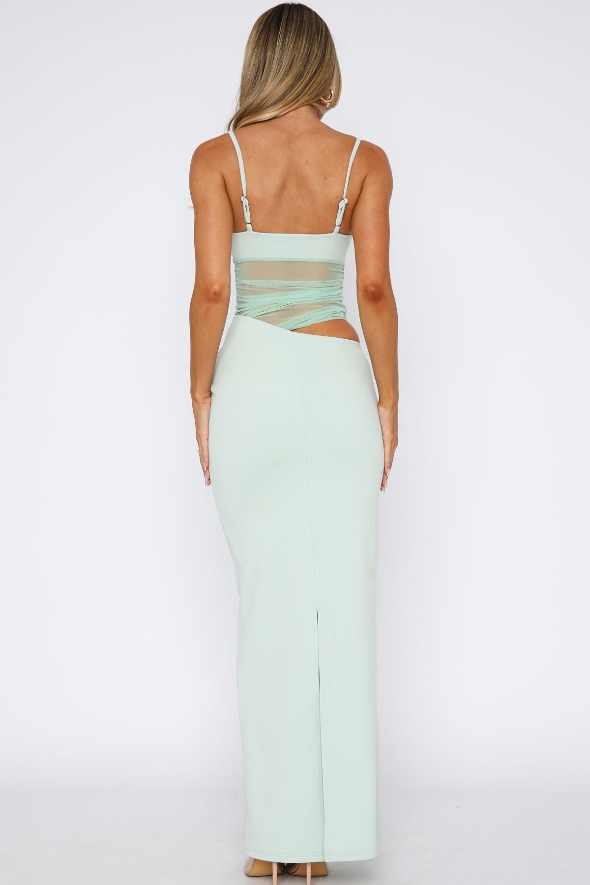 Call Me Up Maxi Dress Mint