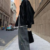 PU Leather Oversized Biker Jacket