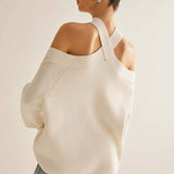 Chic Pullover Off Shoulder Sweater