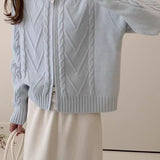 Turtleneck Cable Knit Sweater