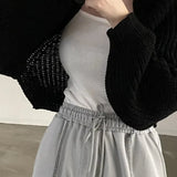 Elegant Knit Batwing Cardigan