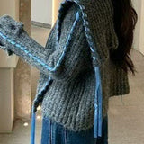 Handmade Knit Cardigan Sweater