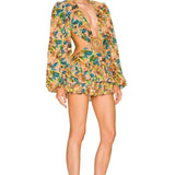Edana Cut-out Tiered Mini Dress