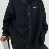 Loose Fit Drawstring Sweater
