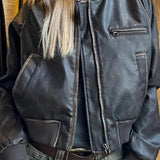 Handmade Biker Leather Jacket