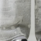Metal Love Chain Straight Leg Jeans