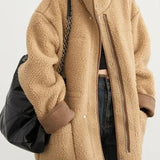 Reversible Stand Collar Puffer Jacket