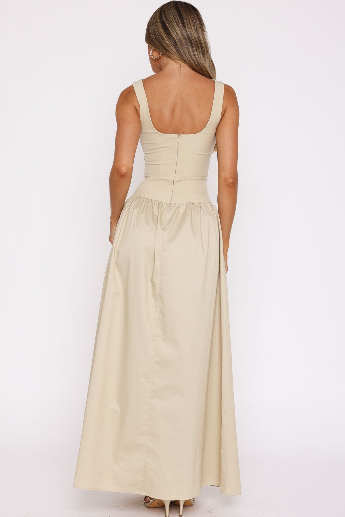 Summer Delight Maxi Dress Stone