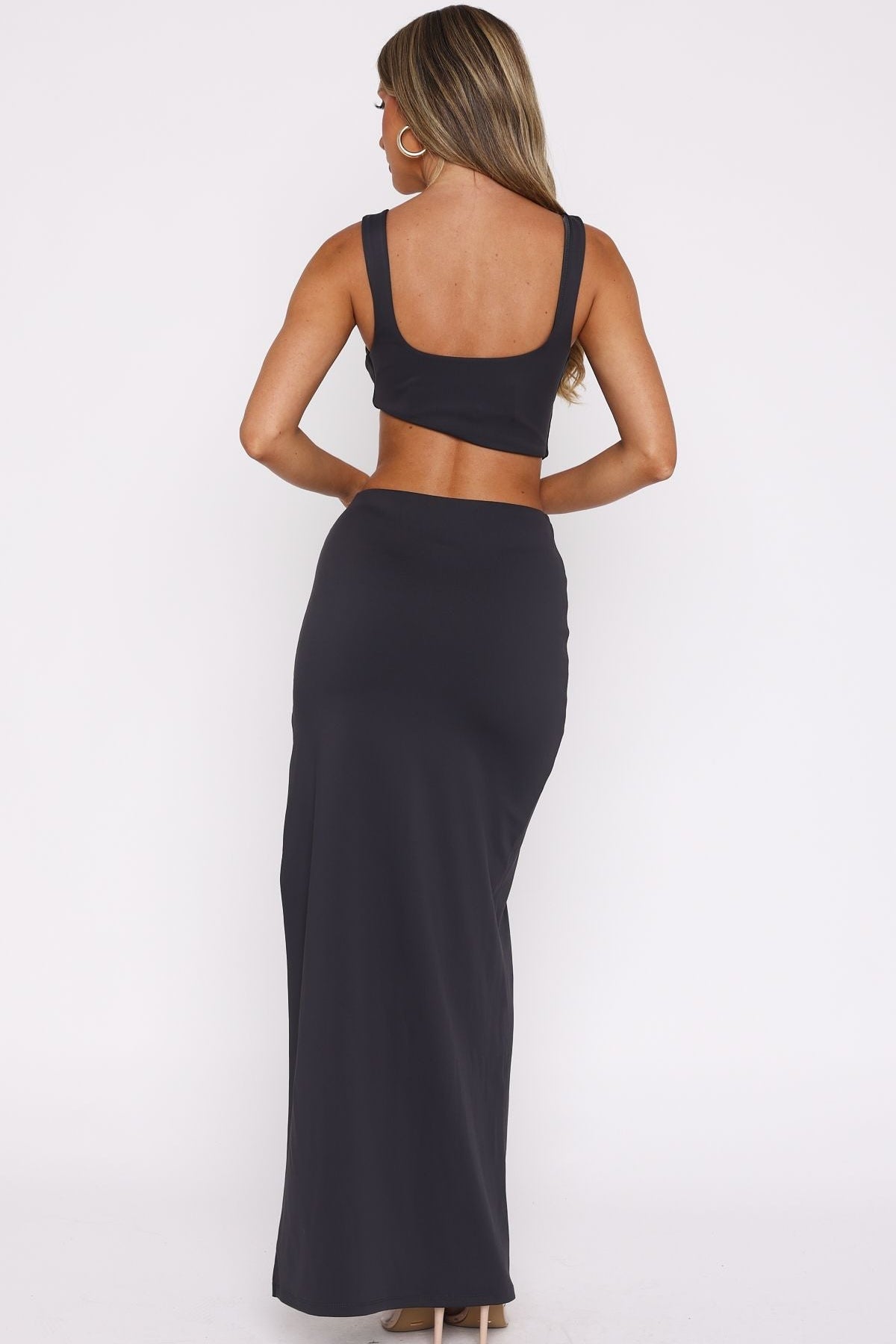 It Feels Wrong Maxi Dress Steel