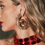 Exaggerated Eye Shaped Earrings