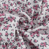 Long Sleeve Floral Collar Flip Shirt Ruffled Shorts Two Piece Set