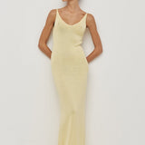 Solid V Neck Cotton Knit Bodycon Two Piece Set