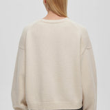 Letter Print Knit Sweater