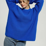 Loose Fit Pullover Knit Sweater