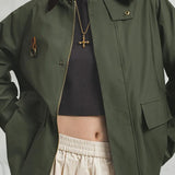 Corduroy Patchwork Hunting Jacket