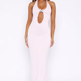 Never Be Friends Maxi Dress Baby Pink