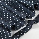Black and White Polka Dot Sleeveless A-Line Mini Dress
