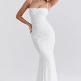 Strappy Backless Bodycon Maxi Dress