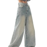 Vintage Wide Leg High Waist Jeans