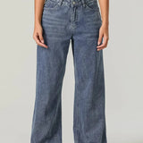 Star Print Loose Wide Leg Jeans