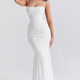 Strappy Backless Bodycon Maxi Dress