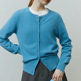 Casual Solid Knit Sweater Cardigan