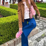 Vintage Suede Pocket Jacket