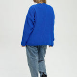 Loose Fit Pullover Knit Sweater