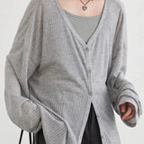 Lightweight V-Neck Knit Cardigan