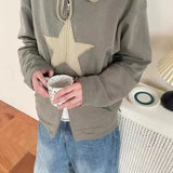 Star Colorblock Fleece Hoodie