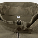 Vintage Drawstring Hem Street Jacket