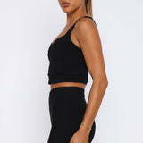 Radiate High Waisted Shorts Black