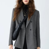 Woolen Casual Suit Blazer