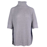 Fashion Women Casual Irregular Long Sweater Dress Knitted Sweater Top