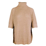 Fashion Women Casual Irregular Long Sweater Dress Knitted Sweater Top