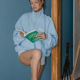 Graphic Half Zip Sports Sweatshirt