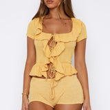 Cool It Crochet Shorts Mango
