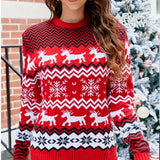 Snowflake Christmas Knit Sweater