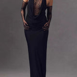Sexy Cut Out Bodycon Maxi Dress