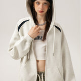 Patchwork Oversized Y2K Hoodie