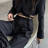 Double Layer Slim Pocket Blazer