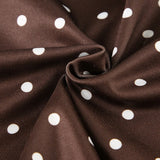 Polka Dot Color-Block V-Neck Bodycon Mini Dress