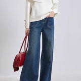 Oversized Collared Pullover Sweater