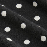 Polka Dot Low Back Slim Fit Short Sleeve Tank Top