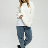 Loose Fit Pullover Knit Sweater